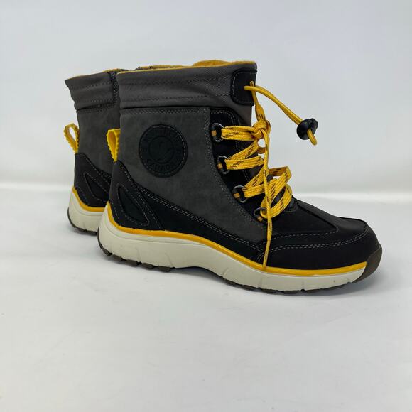 Santana Canada Torino Womens Size 6M Gray Yellow Warm Winter Boots - Picture 5 of 12